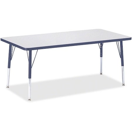 Jonti-Craft TABLE, RECTANGLE, 30X60, GY/NY JNT6408JCE112